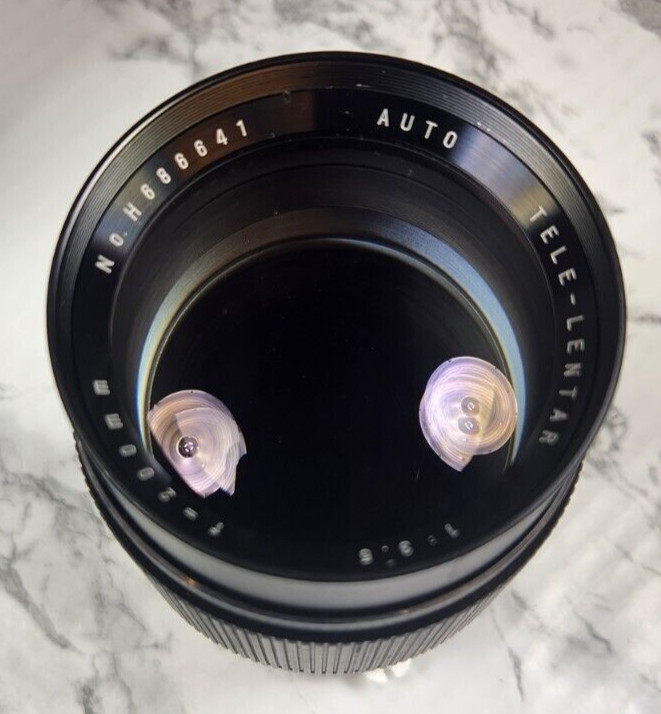 Lentar Auto Zoom 1:35 f=200mm Lens Made in Japan With Case