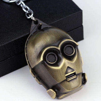 STAR WARS C3PO Figurine / Bronze 3d Key chain Cosplay Force collectible