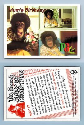 Mum's Birthday - The Secret Diary Of Kevin Tipps 1995 Brooke Bond Tea Card