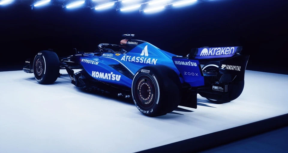 Hoja adhesiva vinilo transparente coche Williams Racing 2025 F1 FW47 RC escala 1/10 Foto 4 de 4