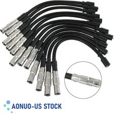 Spark Plug Ignition Wire Set For Mercedes Benz C E-Class ML SLK 320 350 1998-06