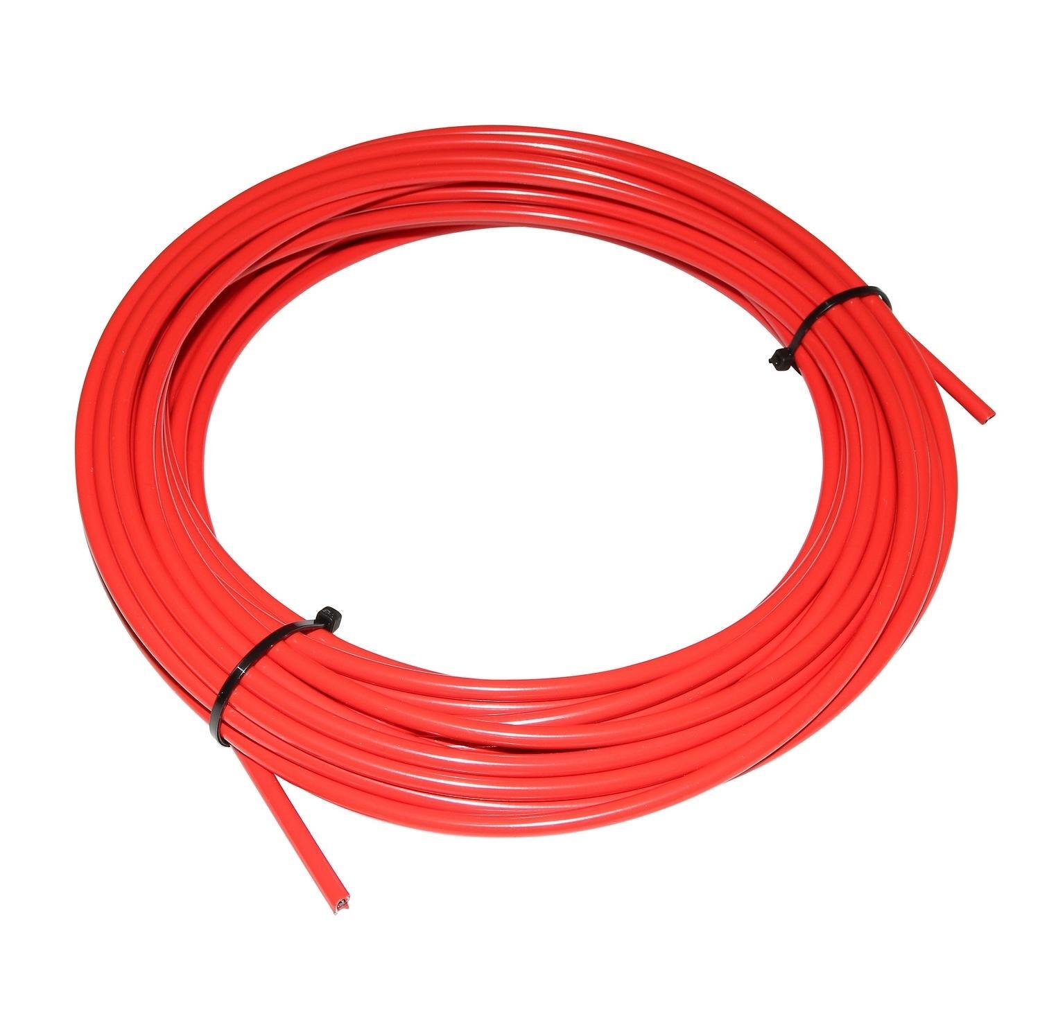 Gaine frein Fibrax 5mm rouge premium avec liner téflon haute précision 15m