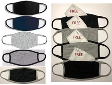 Face Mask With Filter Pocket Washable Reusable Two and Three Layer Unisex