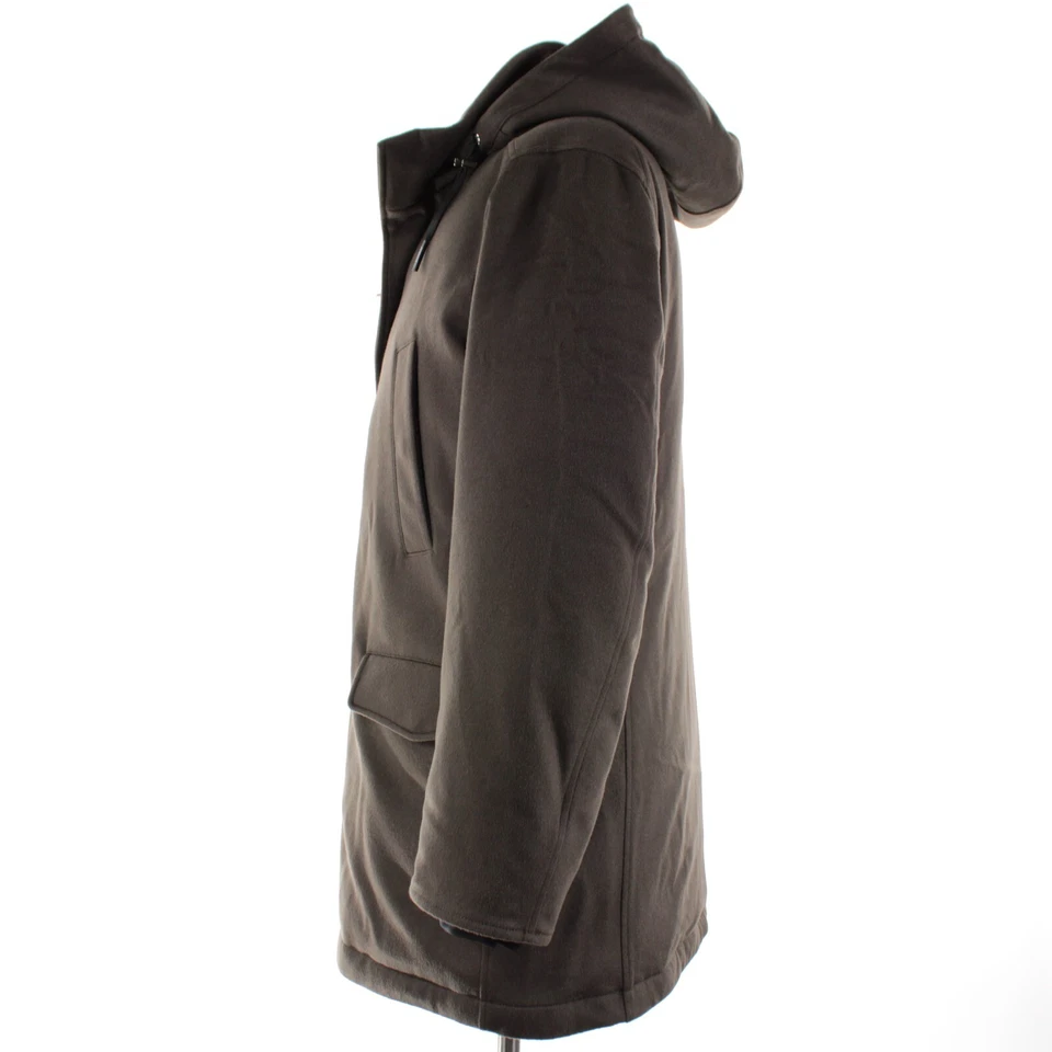 Kired Kiton NWT Kang 2 Cashmere Hooded Down Jacket Size 54 (XL US) In Brown - Image 4 of 4