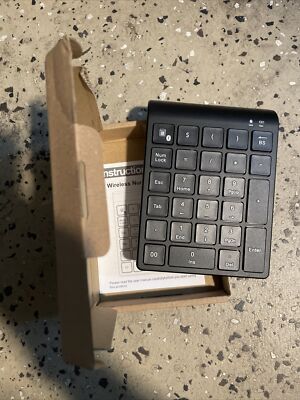 Numeric Keypad Portable Wireless Bluetooth Number Pad 28 Key Model BT27
