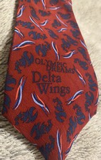 Delta Wings Olympic Dreams Uniform Tie Vintage 1996