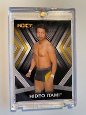 Hideo Itami 2017 Topps Vault WWE NXT #14 Blank Back Proof 1/1 with COA