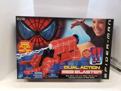 Spider-Man Web Blaster Dual Action Web Fluid Or Water Shooter
