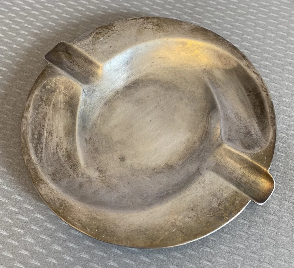 Cenicero Sanborns México Plata Esterlina MCM Hecho a Mano 3 Búhos Marca 93.7g Foto 2 de 4