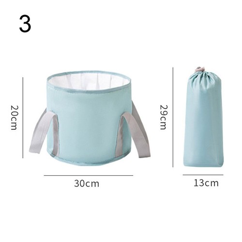 kübel Wasch wanne Faltbare Fuß wanne Bad tasche Waschbecken Tragbare Becken - Bild 15 von 18