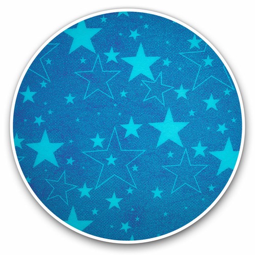 2 x Vinyl Stickers 7.5cm - Blue Stars Space Kids Boy Cool Gift #12417 - Afbeelding 1 van 9