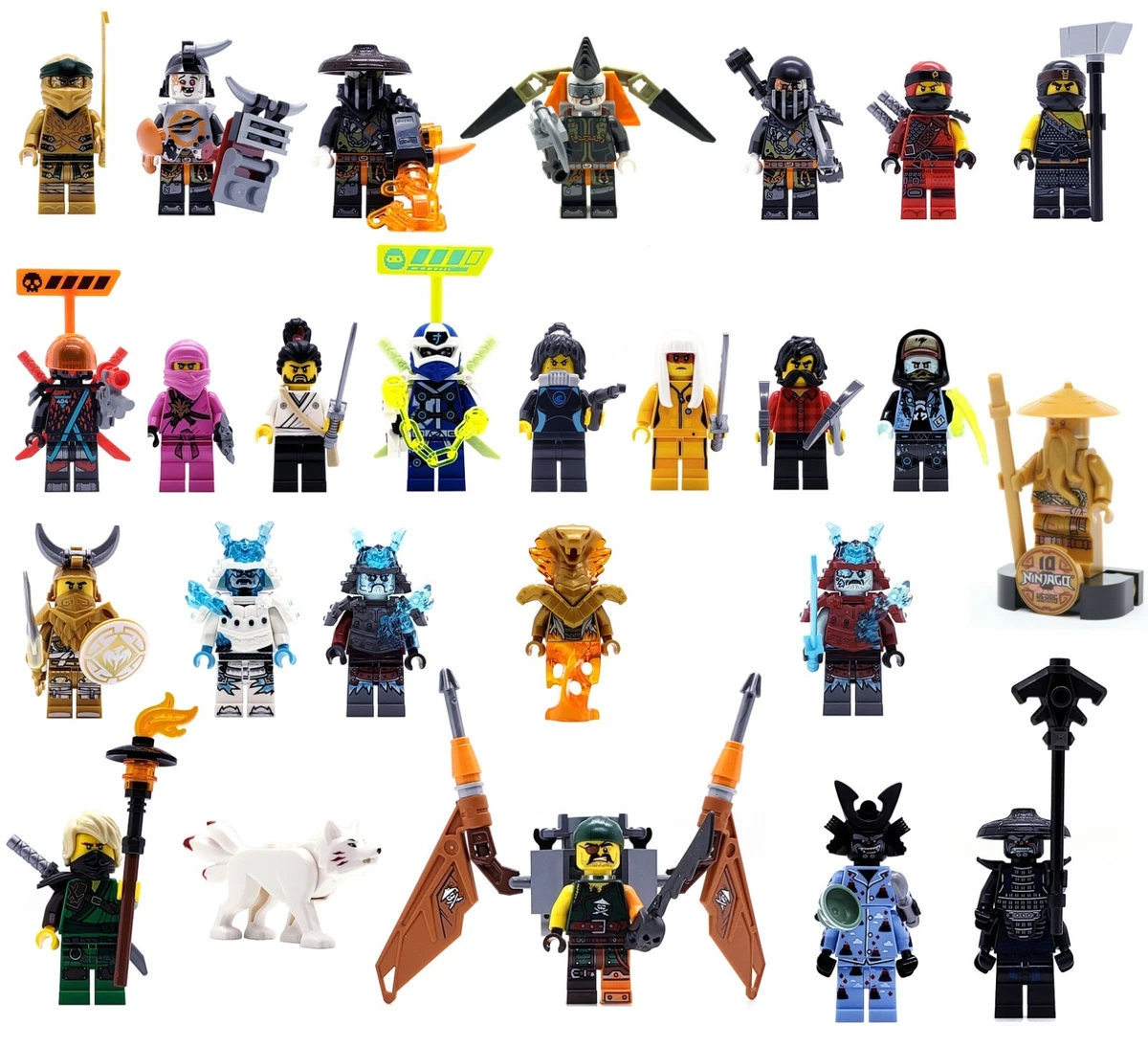 respons baseball Giotto Dibondon Lego Ninjago Minifigures NEW 70666 70671 70677 70678 71019 71708 70653  70655 | eBay