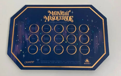 Disney ColourPop Midnight Masquerade Designer Collection Eyeshadow Palette NEW - Picture 2 of 4