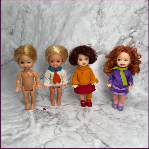 Barbie (2003) Kelly Shelly Dolls - Scooby Do Set Of Four