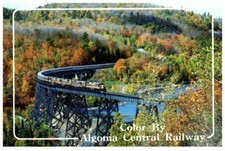 ALGOMA CENTRAL RAILWAY.VTG UNUSED RAILROAD POSTCARD*A4