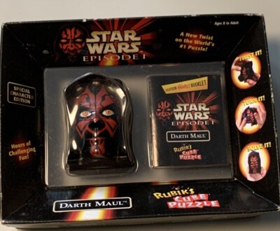 1999 Hasbro Star Wars Episode I  DARTH MAUL Rubik's Cube Puzzle  - NEW IN BOX