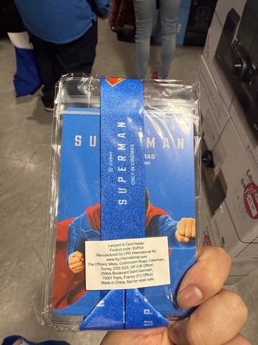 Superman 2025 Rare Keyring T-Shirt Newspaper Stickers Funko Tote Lanyard Pin etc - Picture 15 of 17
