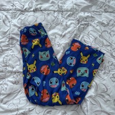 Pokemon Pikachu  Friends Pajamas Bottoms Size 8