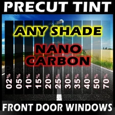 Nano Carbon Window Film Any Tint Shade PreCut Front Doors for Chevy Trucks Glass