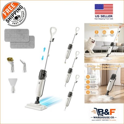 User-Friendly Steam Mop with Accessories for Effortless Multi-Surface Cleaning