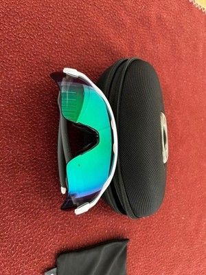 Oakley Radar EV Path Prizm Jade Iridium Sonnenbrille 150 mm weiß