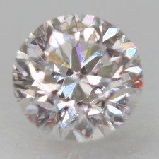0.25 Carat D VVS2 Round Brilliant Natural Enhanced MINED Diamond 3.86mm W VIDEO
