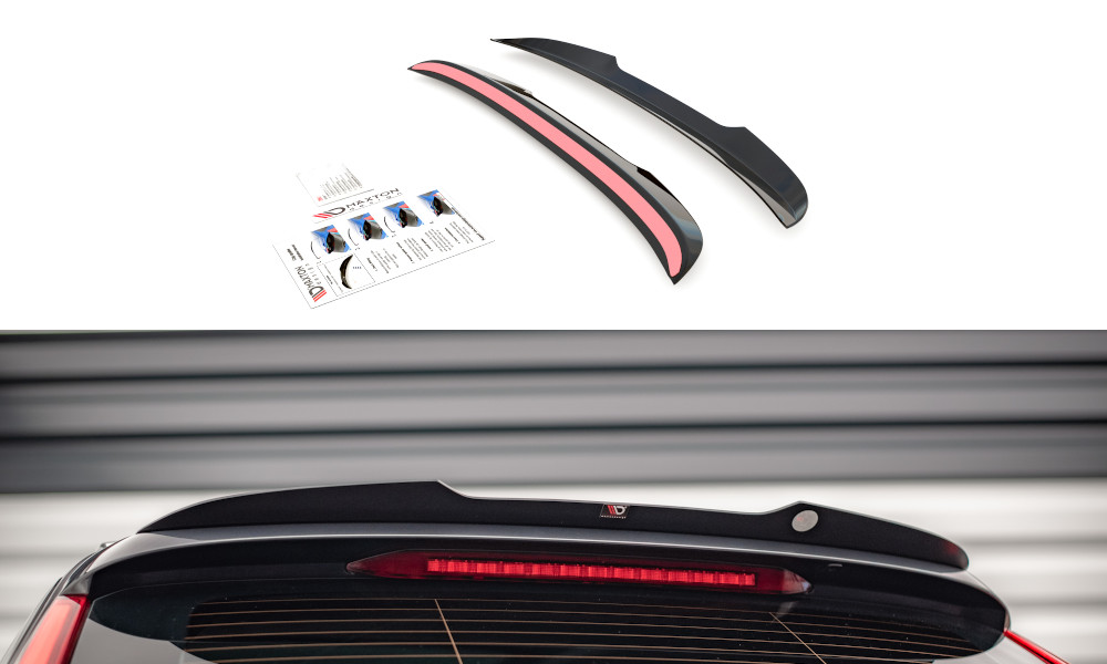 Spoiler Cap Volvo V90 Mk2 Maxton en finition noir brillant pour rehausser le design arrière