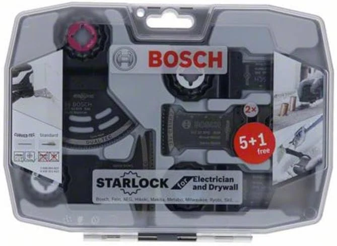 Bosch Starlock Tauchsägeblatt Set Zubehör Multifunktionswerkzeug 6tlg - Bild 3 von 4