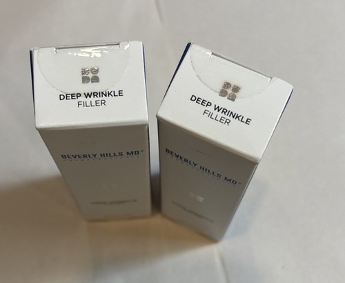 Lot of 2 Beverly Hills MD Cosmeceu Deep Wrinkle Filler 0.16 Fl Oz 5ML New Sealed - Picture 7 of 7