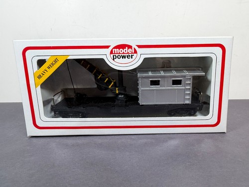 Modelo Power Escala HO Tren 8190 Grúa Coche Plano Sin Decorar | Condition: New