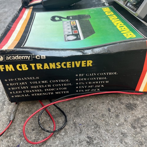 Academy-CB Model CB-502 FM CB Radio transceiver with box - Zdjęcie 5 z 13