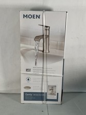 MOEN Genta Single Hole Single-Handle Bathroom Faucet Spot Resist Brushed Nickel