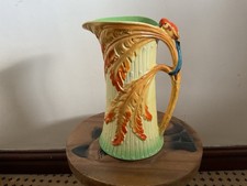 1930s Burleigh Ware Bird Of Paradise Jug
