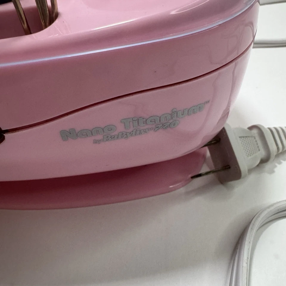 Babyliss PRO Nano Titanio Profesional Hot Rollers Susan G. Komen Probado Rosa Foto 4 de 4