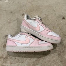 Nike Girls Court Borough Low Recraft DV5456-105 Pink Sneakers Size 6Y