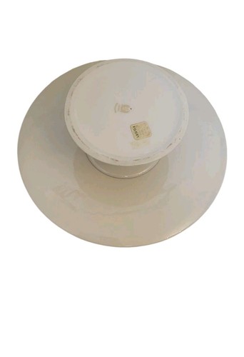 Vintage LENOX Fluted Pedestal Footed Cake Plate Stand 24K Gold Rim 10.5 ×3.5” - Picture 3 of 3