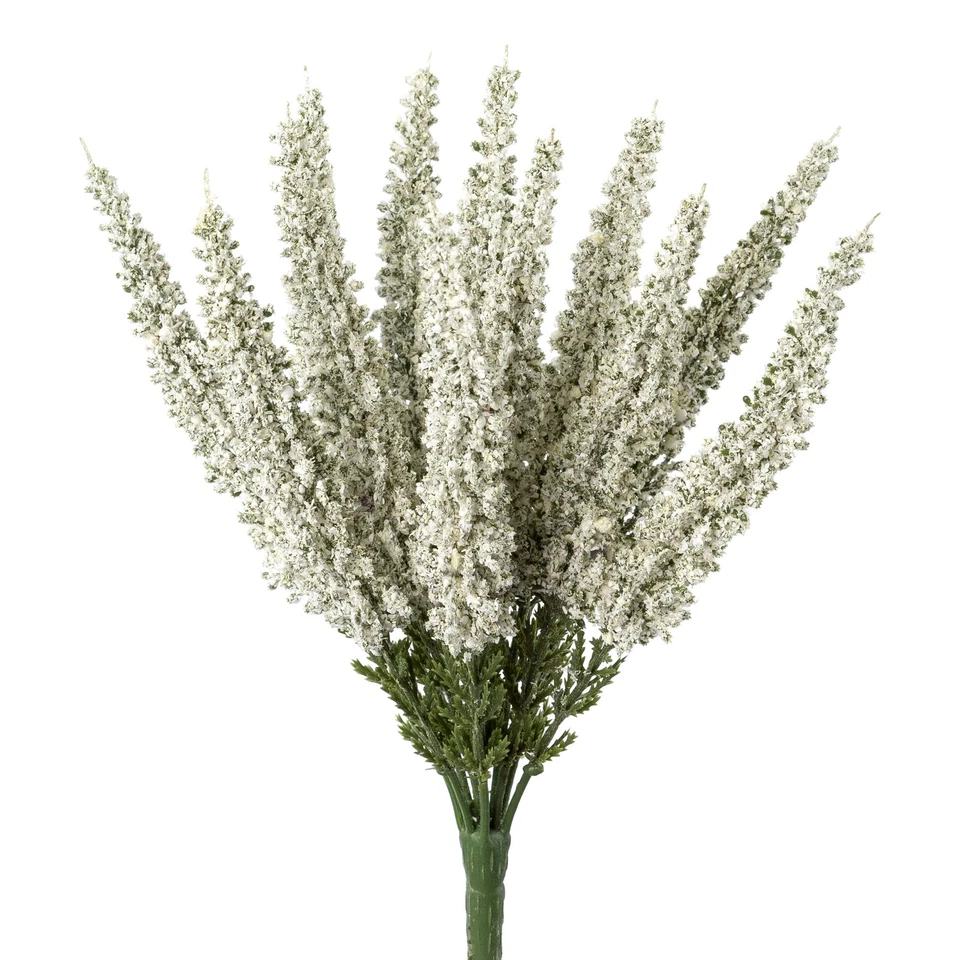 Kunstblume, Erikabusch, Heidekraut. Künstliches Erika ca. 26 cm creme weiß WEISS - Bild 1 von 1
