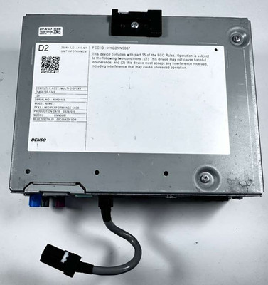 2019-2021 ACURA RDX A-SPEC RADIO RECEIVER CONTROL MODULE 39540-TJC -A117-M1 OEM