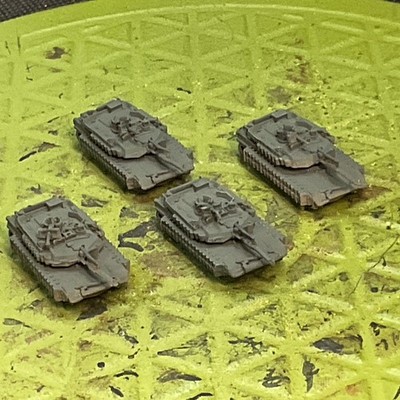 1/285 GHQ Painted US M-1A2 SEP Abrams TUSK II (4)