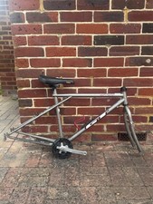 Vintage GT Talera 16” Matte Gray Mountain Bike Frame Fork Triple Triangle CrMo