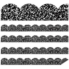 24 Pcs Composition Magnetic Borders for Classroom Whiteboard 1.5 x 11.8'' Mag...