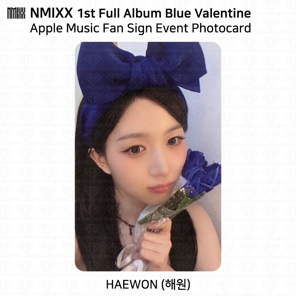 NMIXX 1st Full Album Blue Valentine Applemusic Fan Sign Event