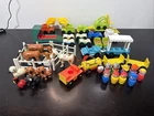 Vintage Little People Lot Of 40+ Vehicles Accessories Furniture Pieces Mixed HTF