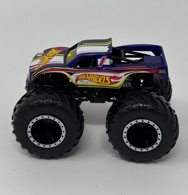 2018 Hot Wheels Monster Truck Blue Racing #1 68 1:64 Diecast Vehicle