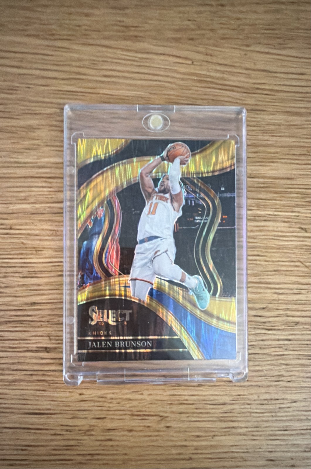 2023-24 Panini Select - Courtside Jalen Brunson #207 Gold Flash Prizm /10