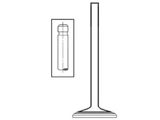 For 1990 Nissan 240SX Exhaust Valve 24442PSQT 2.4L 4 Cyl Engine Exhaust Valve