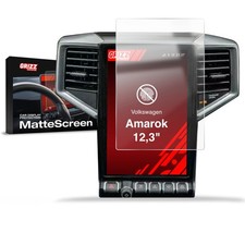 Matte Autodisplayfolie f&uuml;r Volkswagen Amarok 12,3" (2023-2026), Grizz Protector