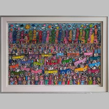 James Rizzi Nothing is as pretty as a Rizzi city 3-D Siebdruck handsignert