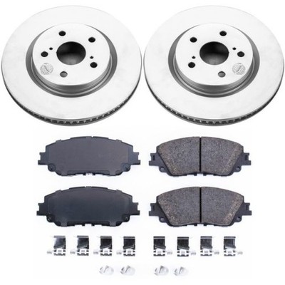 Power Stop Front Z17 Evolution Geomet Coated Brake Kit Fits 2019 Toyota Avalon