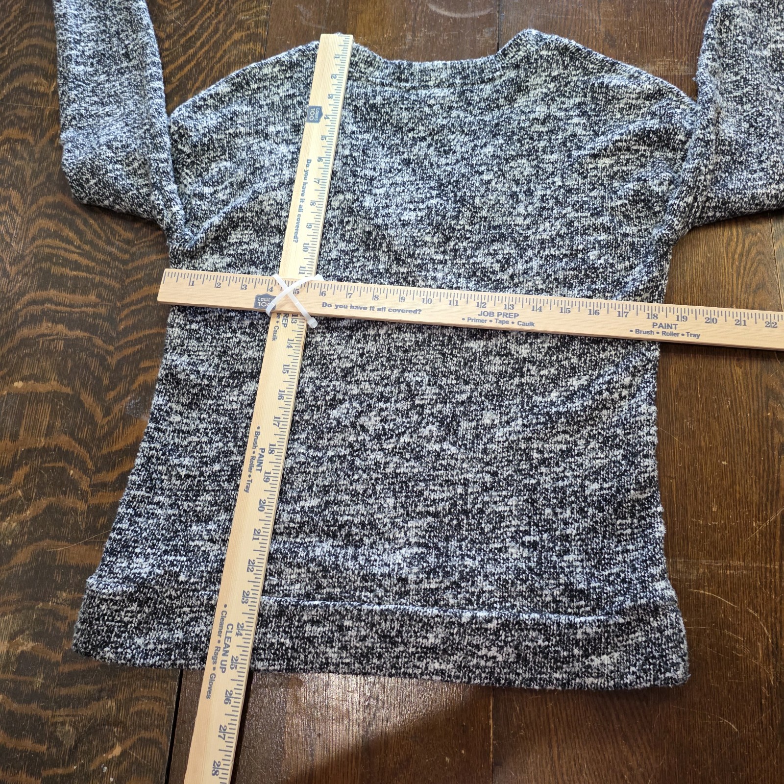 Zara W/B Collection V-neck long sleeve sweater rhinestone embellishments M thumbnail 7